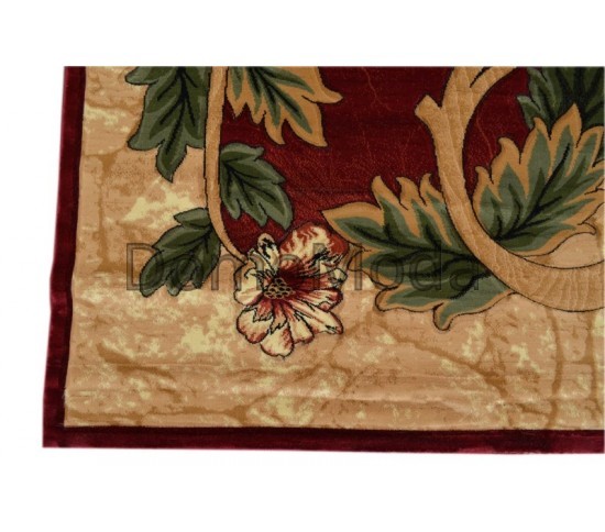 Синтетический ковер Hand Carving 0926A bordeaux-beige - высокое качество по лучшей цене в Украине изображение 4.